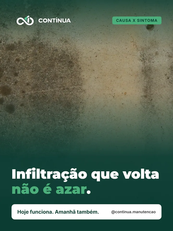 Post sobre infiltração